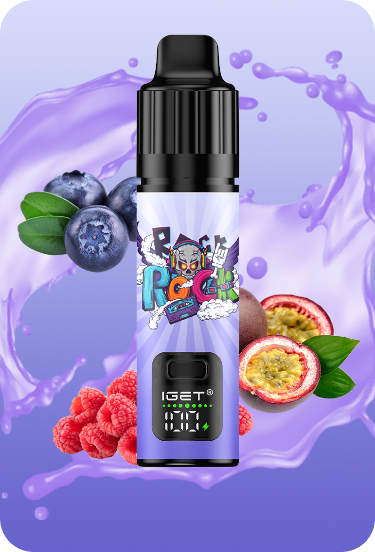 IGET BAR PLUS S3 (10000 PUFFS) Passion Fruit Blueberry Raspberry