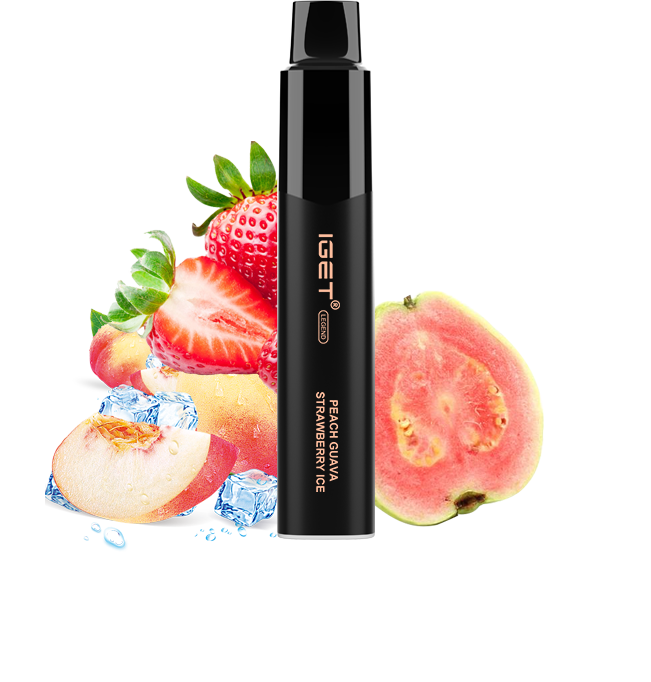 IGET LEGEND (4000 PUFFS) Peach Guava Strawberry Ice